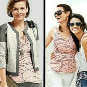 Cabi 273 Sophia Cami Blouse Pink Gray Size 4